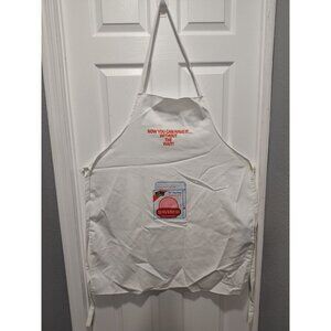 Vintage LEAN N FRESH Deli Thin Sliced White Kitchen/Grilling‎ Apron